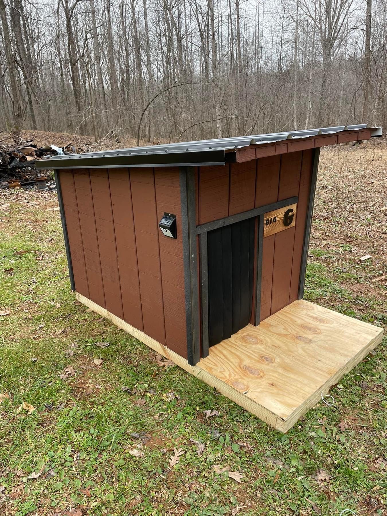 Dog house interior