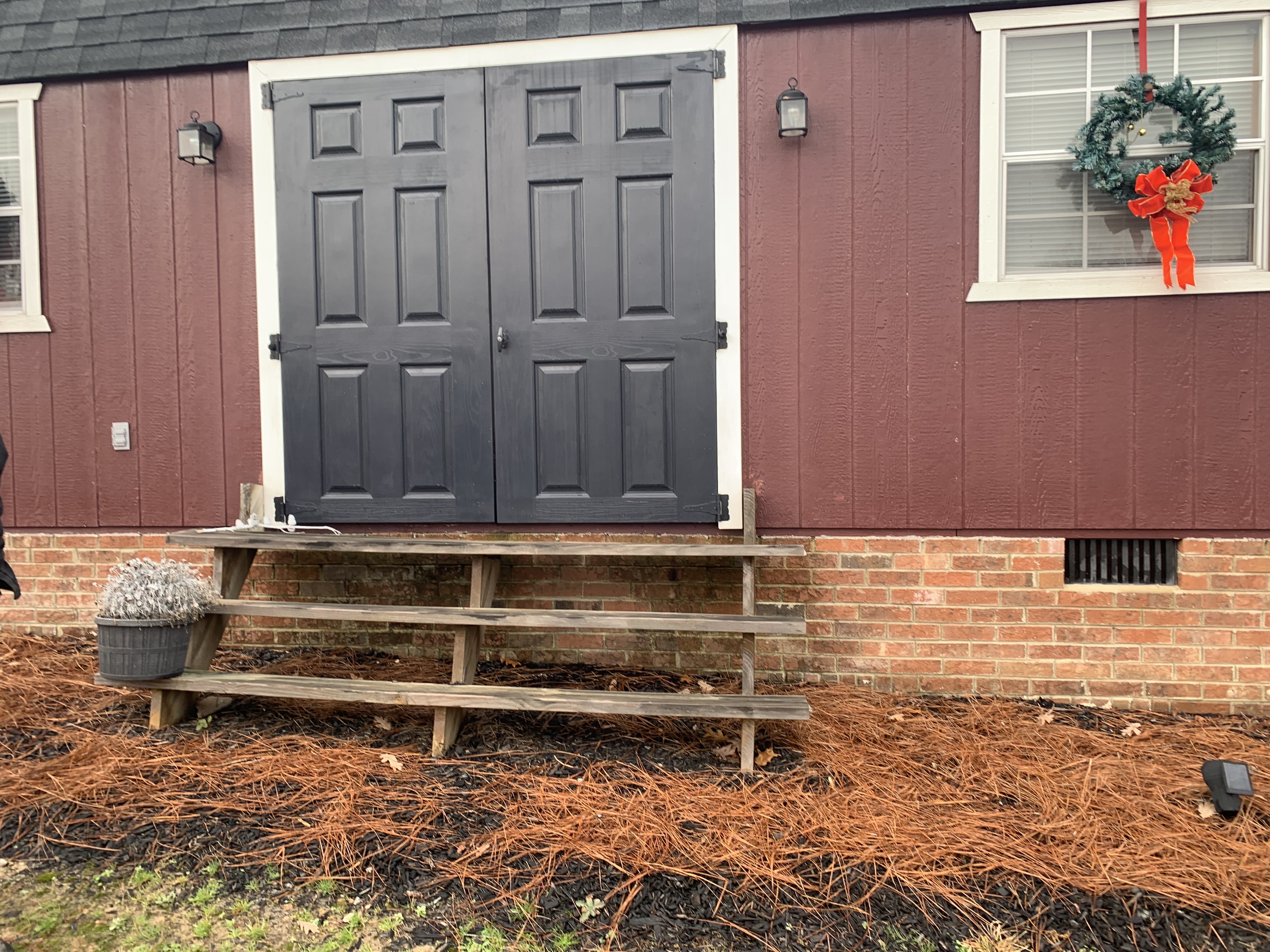 Deck construction progress